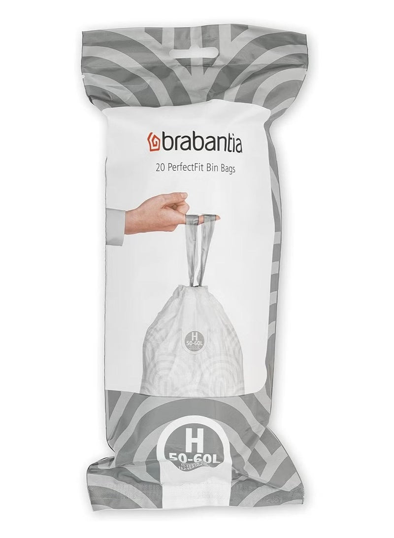 Brabantia Perfectfit Bin Bags for 50-60L Bins