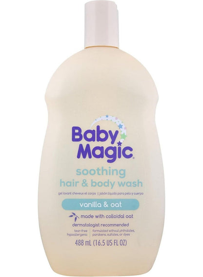 Baby Magic Soothing Hair & Body Wash, 488 ML