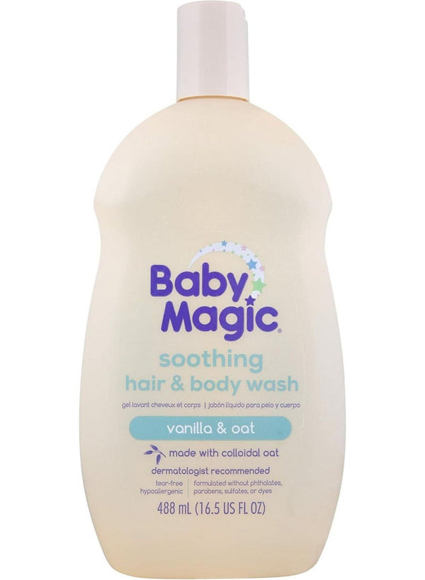 Baby Magic Soothing Hair & Body Wash, 488 ML