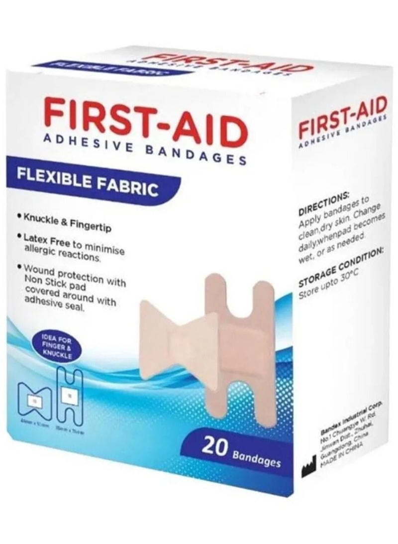 Flexible Fabric Bandages 20'S - First Aid
