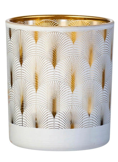 Art Deco Citronella Tealight Holder 3 Pack - Waxworks