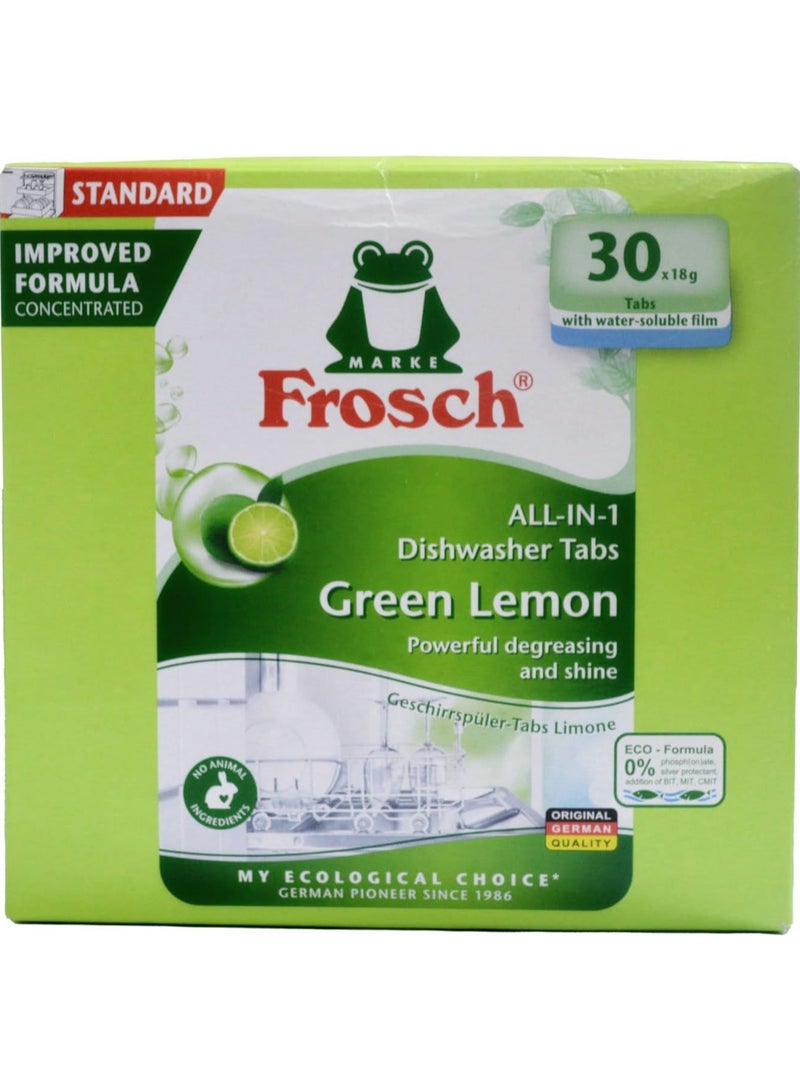 Frosch All-in-1 Dishwashing Tabs 30 Tabs