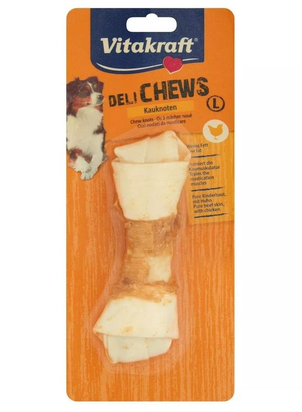 Vitakraft Deli Chews Large Dog Bone with Chicken