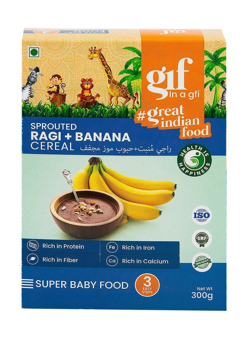 Great Indian Food Sprouted Ragi + Banana Cereal