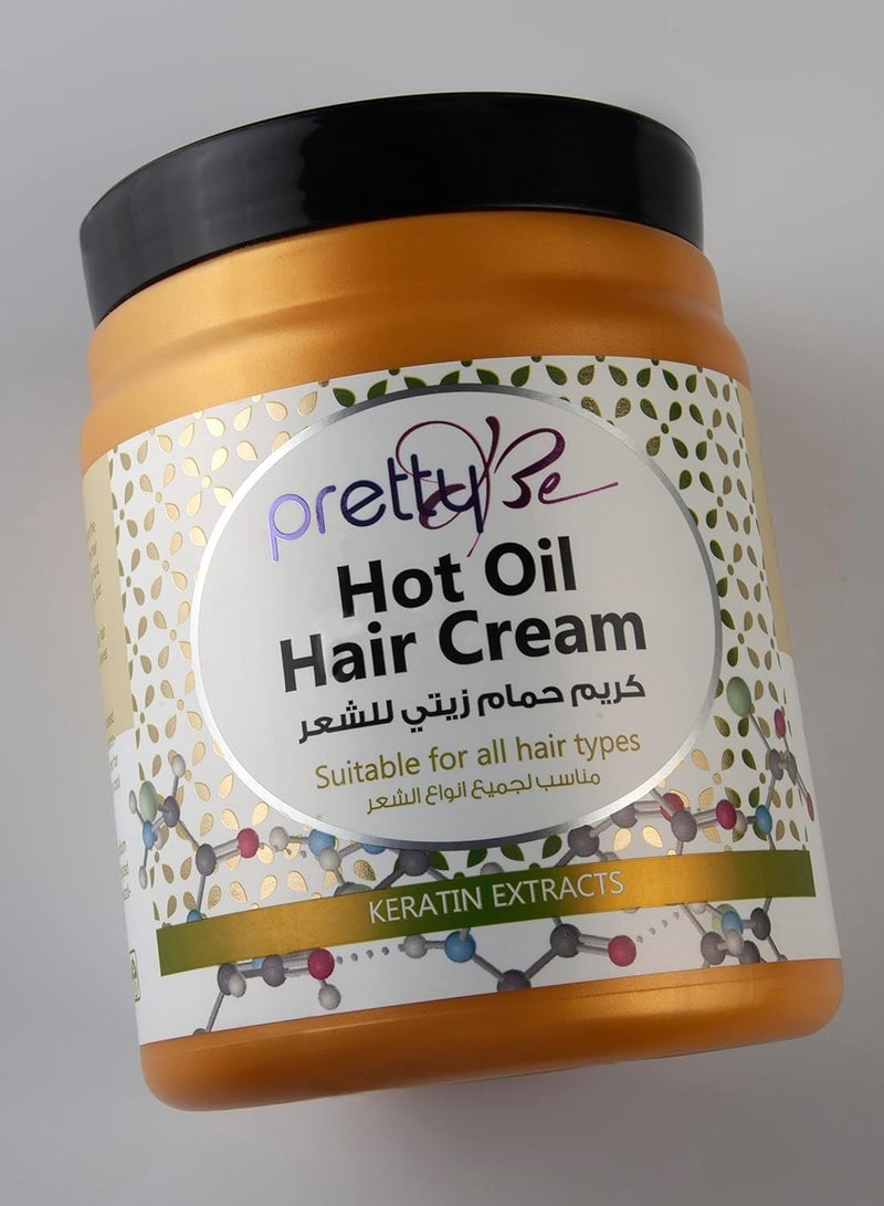 Pretty Be Hot Oil Hair Cream with Keratin Extracts
