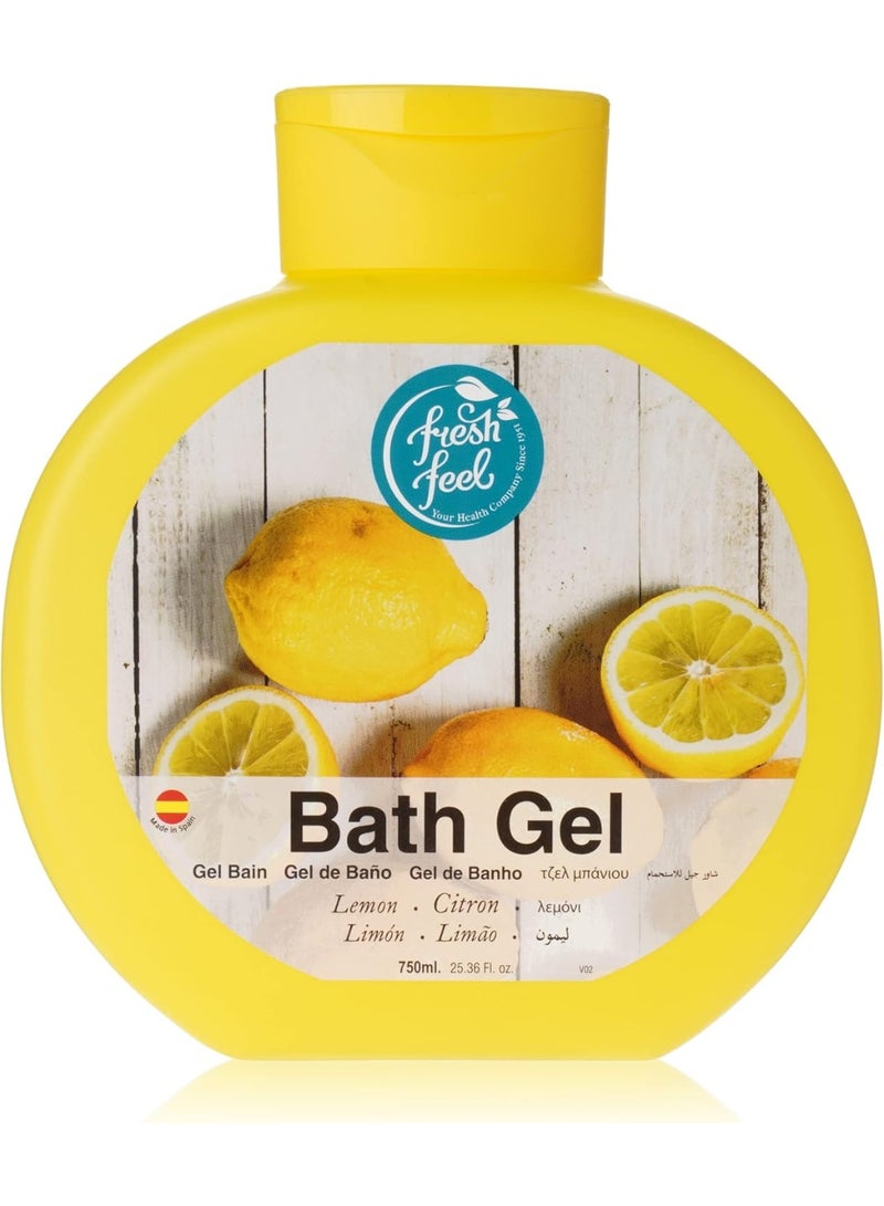 FRESH FEEL Lemon Shower Gel 750 ML