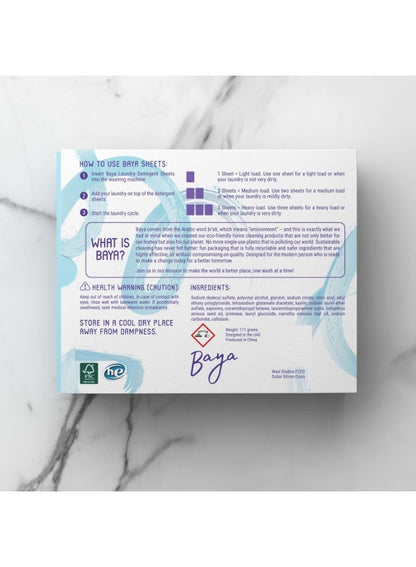 Baya Laundry Detergent Sheets Fragrance Free