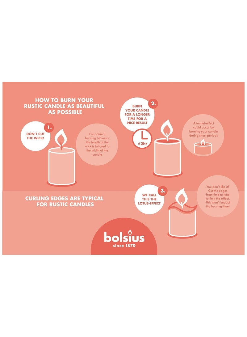 Gold Shimmer Pillar Candle - BOLSIUS