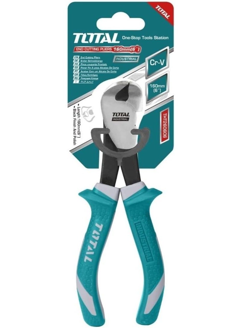 TOTAL End Cutting Plier 6 Inch - Premium Tools