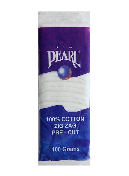 Sea Pearl Zigzag Cotton Pads 100 Gms