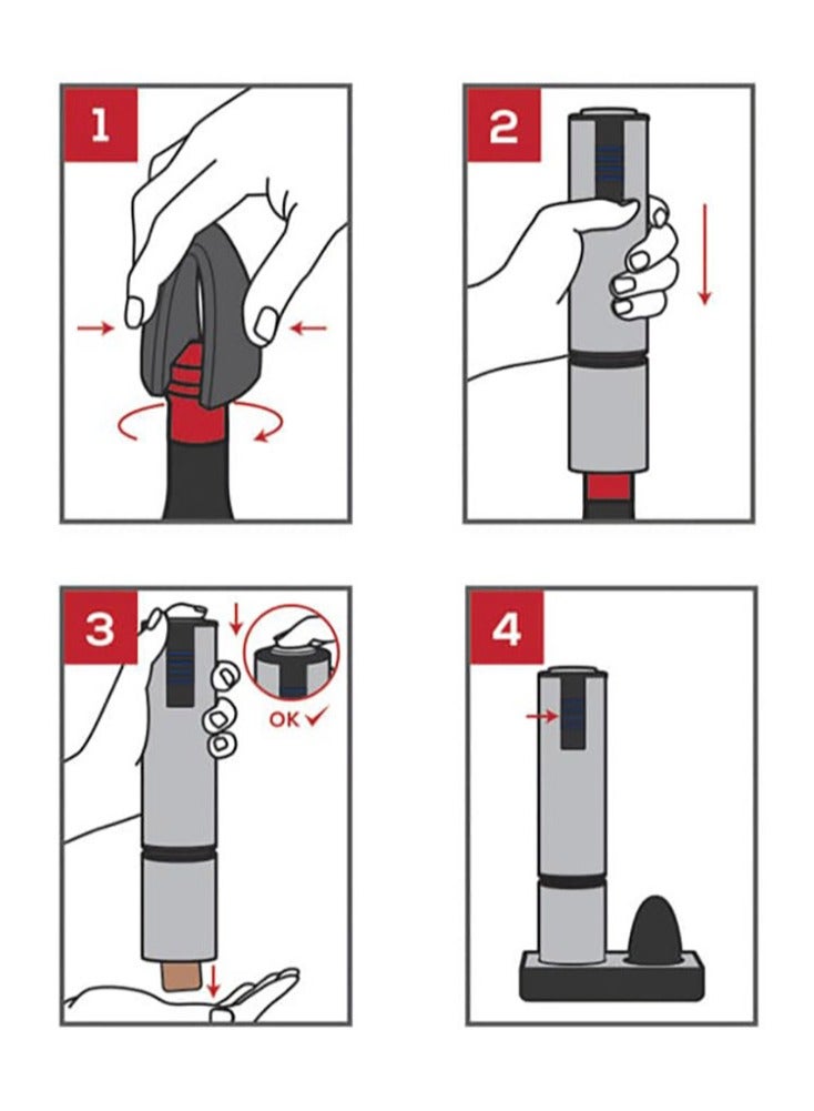 PEUGEOT Elis Touch Carbone Electric Corkscrew