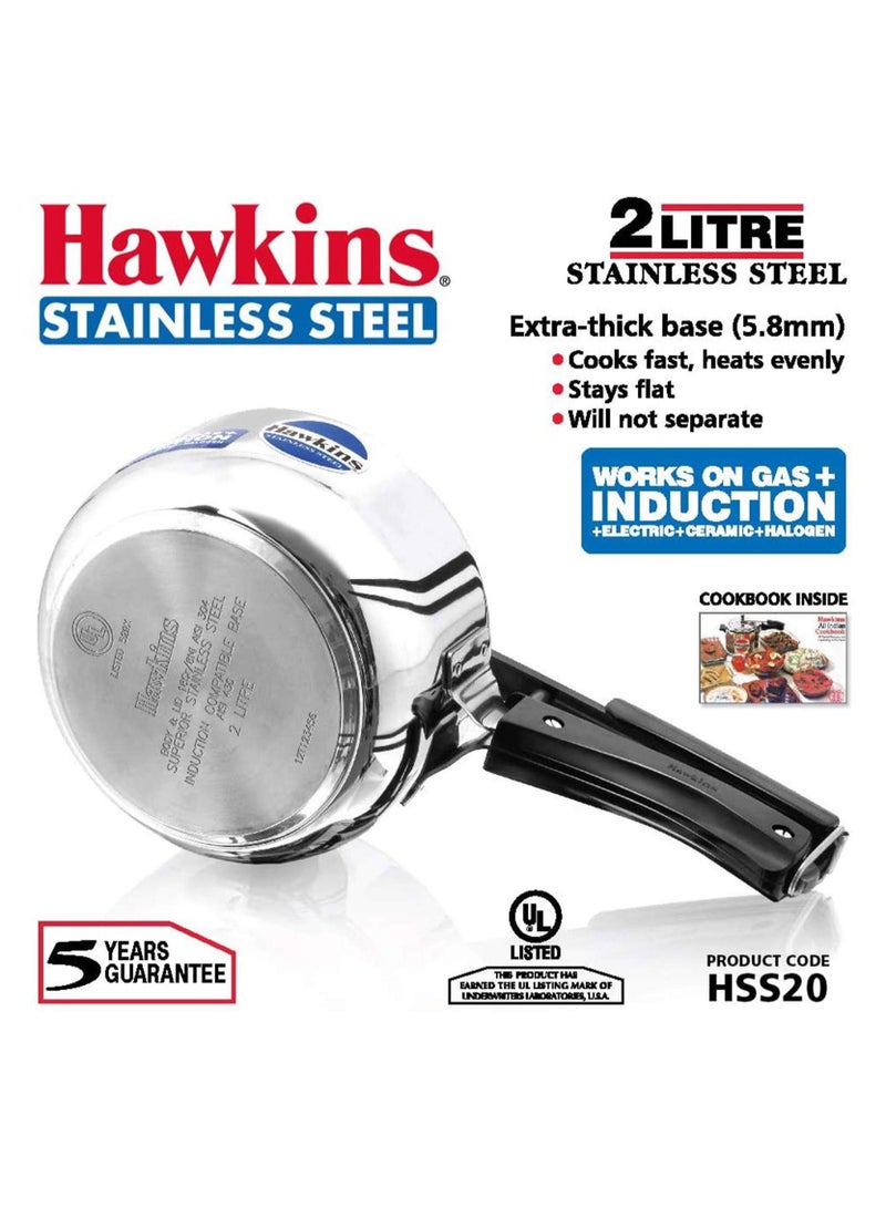 Hawkins 2 Litre Stainless Steel Pressure Cooker