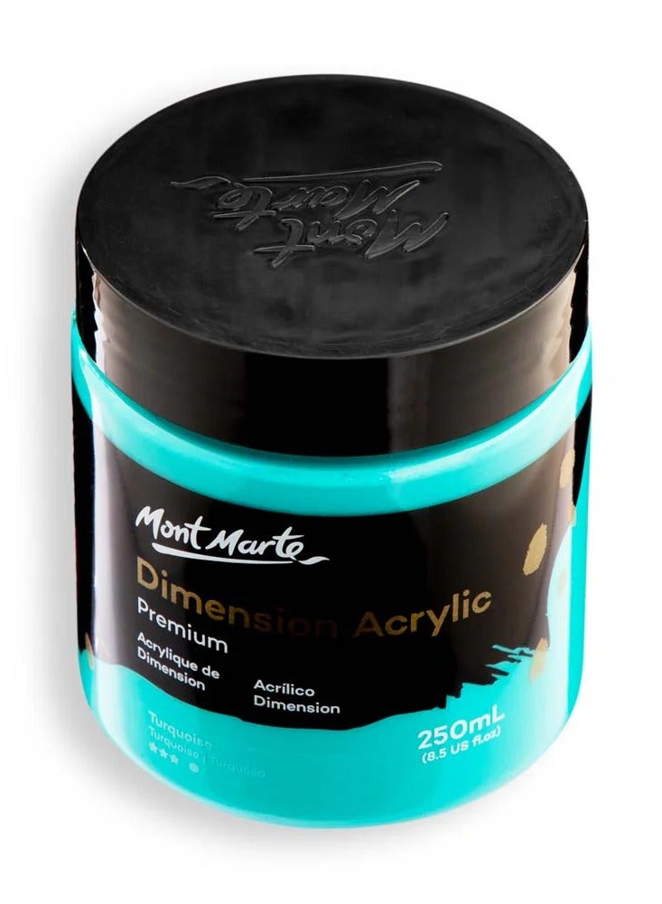 Mont Marte Dimension Acrylic 250ML Turquoise