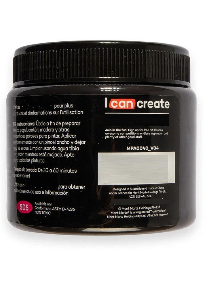 Mont Marte Premium Black Gesso 500 ML