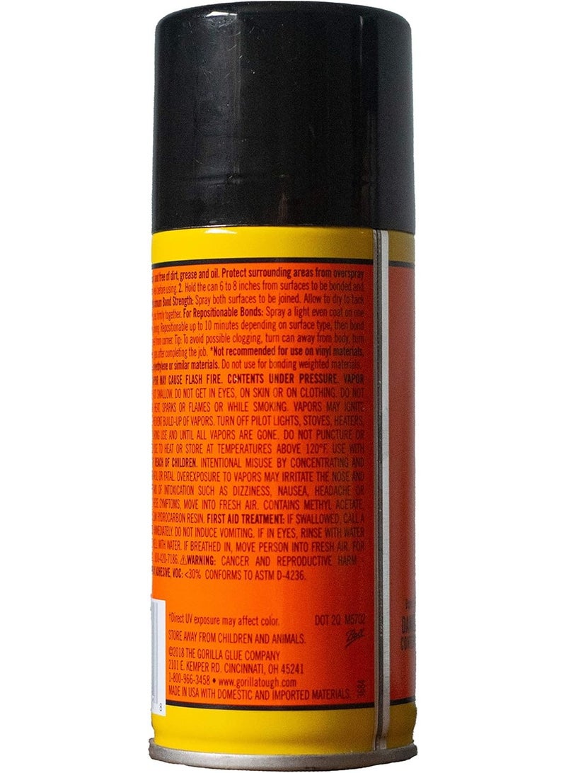 Gorilla Heavy Duty Adhesive Spray 113g Clear