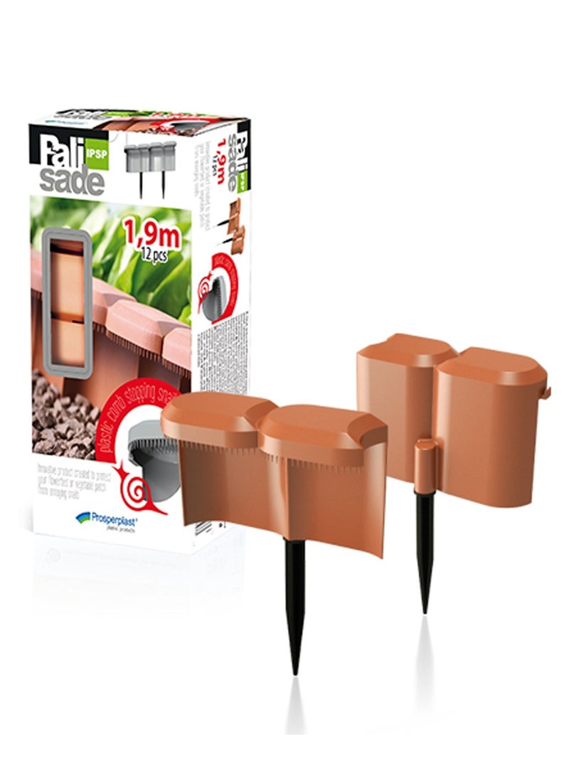 Prosperplast Garden Edging For Snails 1.9 M Brown