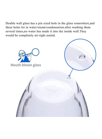 Double Wall Glass Cups Set - CUISINEART