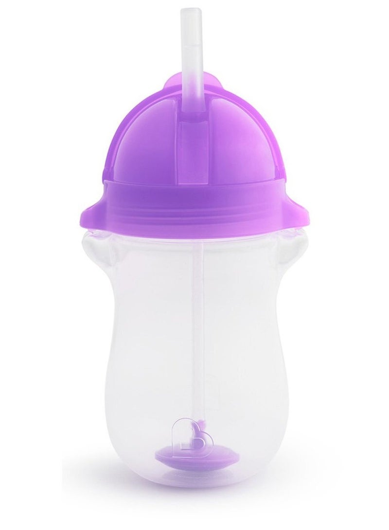 Munchkin Tip And Sip Weighted Straw Cup 296 Ml Purple