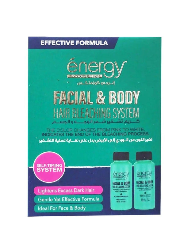 Facial and Body Hair Bleaching System - ENERGY COSMETICS