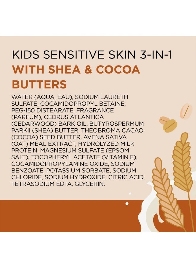 Dr Teal's Kids 3 In 1 Bath Wash Shampoo
