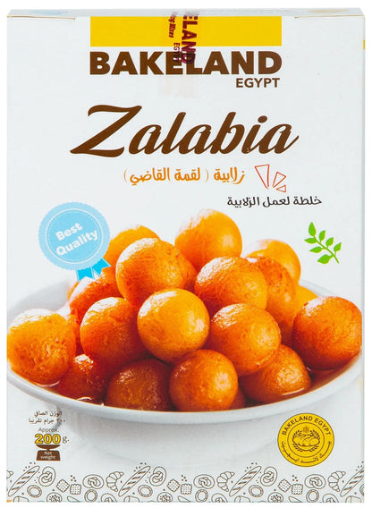 al-qadi fritters, bakeland, light airy, luqmat al-qadi, luqmat al-qadi fritters, milk salt, mix luqmat, mix luqmat al-qadi, net weight, salt warm, syrup well, warm water, zalabia mix, zalabia mix luqmat, zest ease