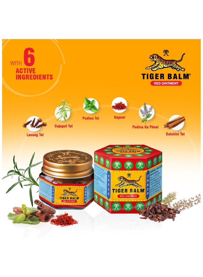 Tiger Balm Red Ointment for Muscle Relief