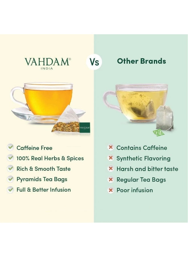 allow herbs, bags allow, enjoy plain, every cup, gentle lift, herbal tea, moringa herbal, moringa herbal tea, pyramid tea, tea bag, tea bags, turmeric moringa, turmeric moringa herbal, vahdam, water brew