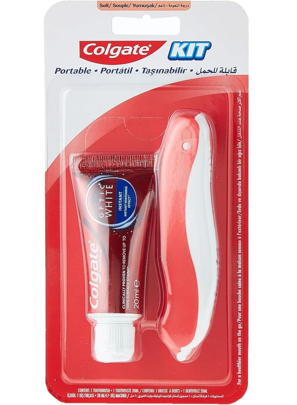 Colgate Travel Kit with Whitening Toothpaste