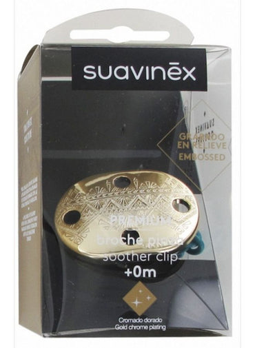 SUAVINEX Premium Broche Pinza Soother Clip 0M +
