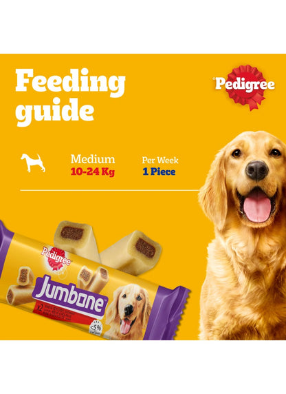 Pedigree Jumbone Dog Treats Multicolour 180g