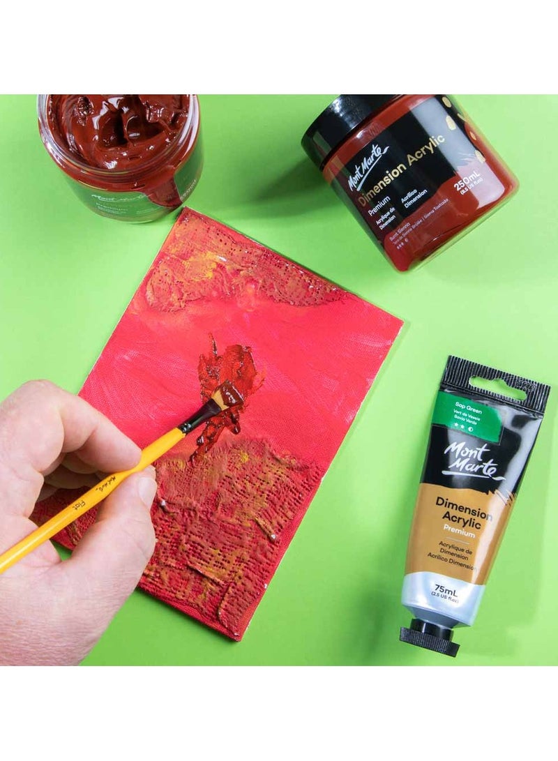 Mont Marte Burnt Sienna Acrylic Paint 250ml