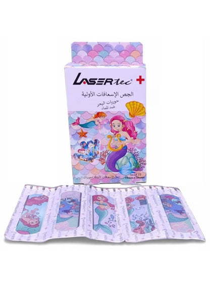 56mm fun, 56mm fun gentle, adhesive plasters, aid kit, aid kits, fun gentle, fun gentle bandages, gentle bandages, kids mermaid, kids mermaid adhesive, kit fun, lasertec, mermaid adhesive, mermaid adhesive plasters, sensitive skin