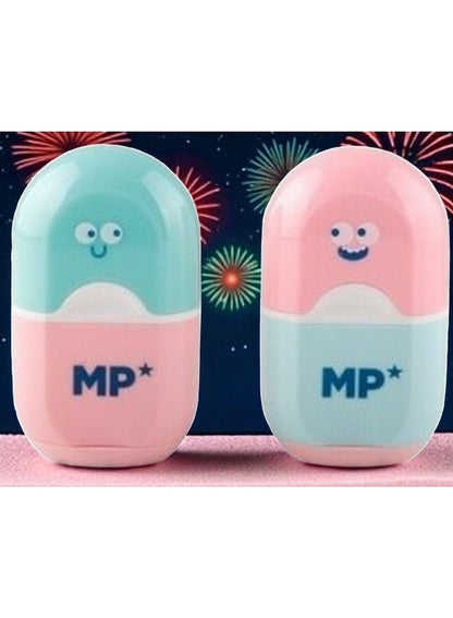 MP Eraser with Pencil Sharpener - Assorted Designs