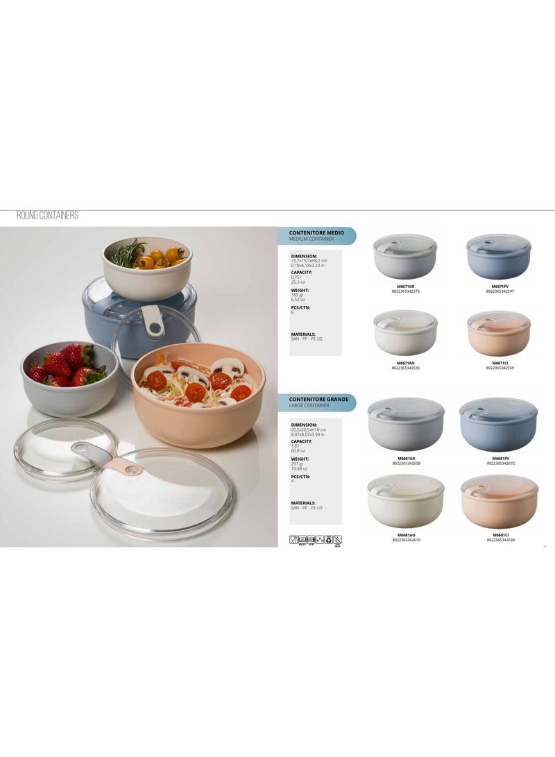 OMADA Container With Airtight Lid 750 ML
