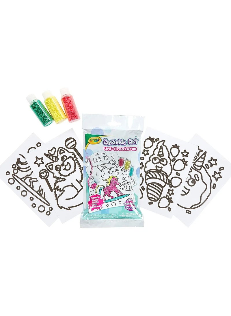 Crayola Sprinkle Art Uni-Creature Activity Kit