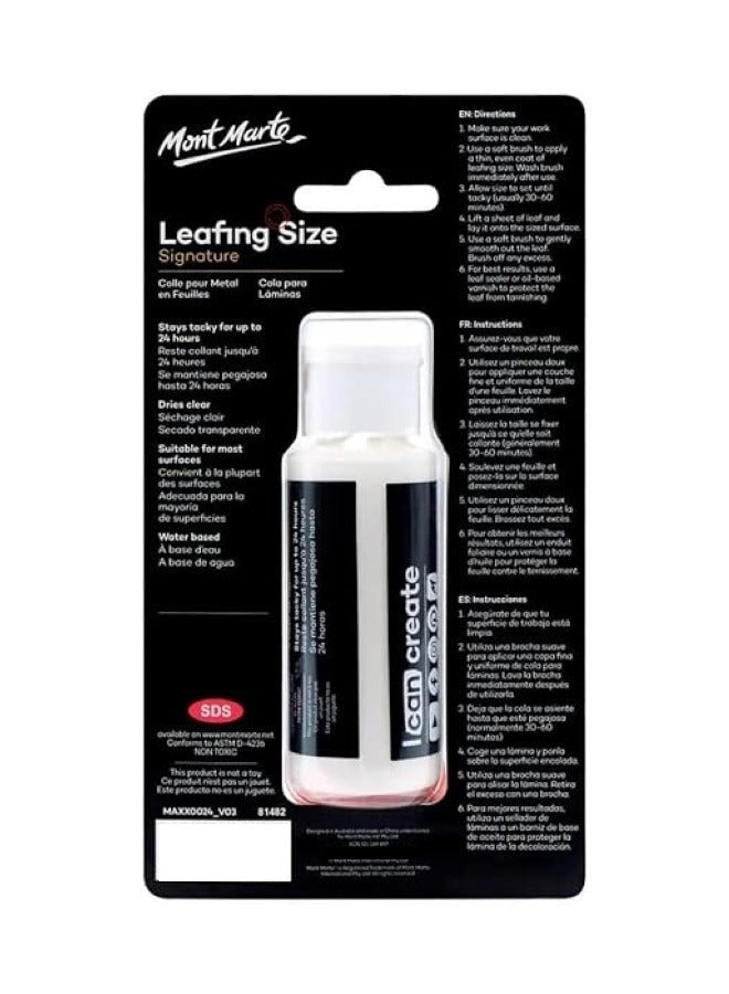 Mont Marte Leafing Size Gilding Adhesive 60 ML