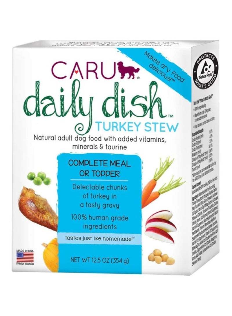 CARU Daily Dish Turkey Stew For Dogs 354 Gm