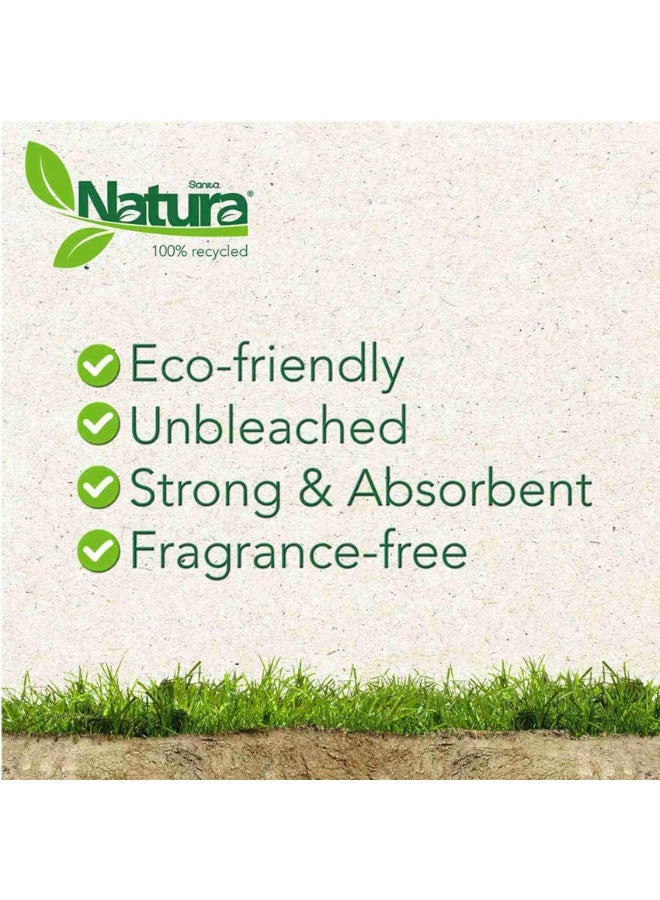 Sanita Natura 2 Ply Toilet Tissue Rolls - Pack of 4