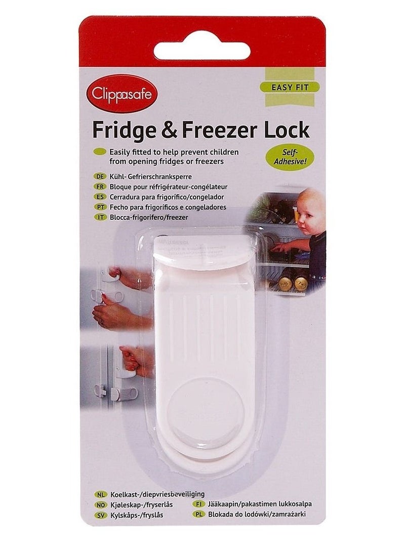 Clippasafe Fridge & Freezer Lock White