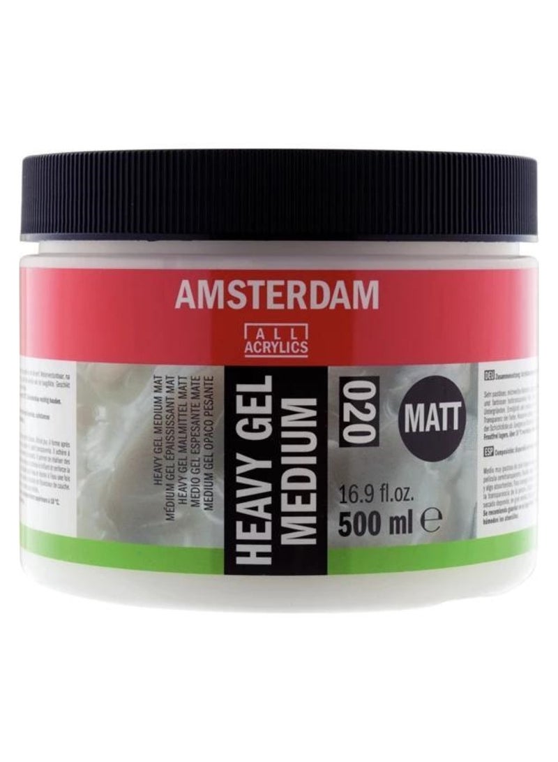 AMSTERDAM Heavy Body Acrylic Gel Medium 500 ML