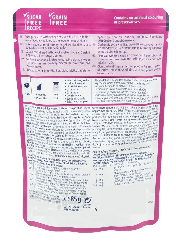 Vitakraft Chicken Deli Sauce Cat Food 85g