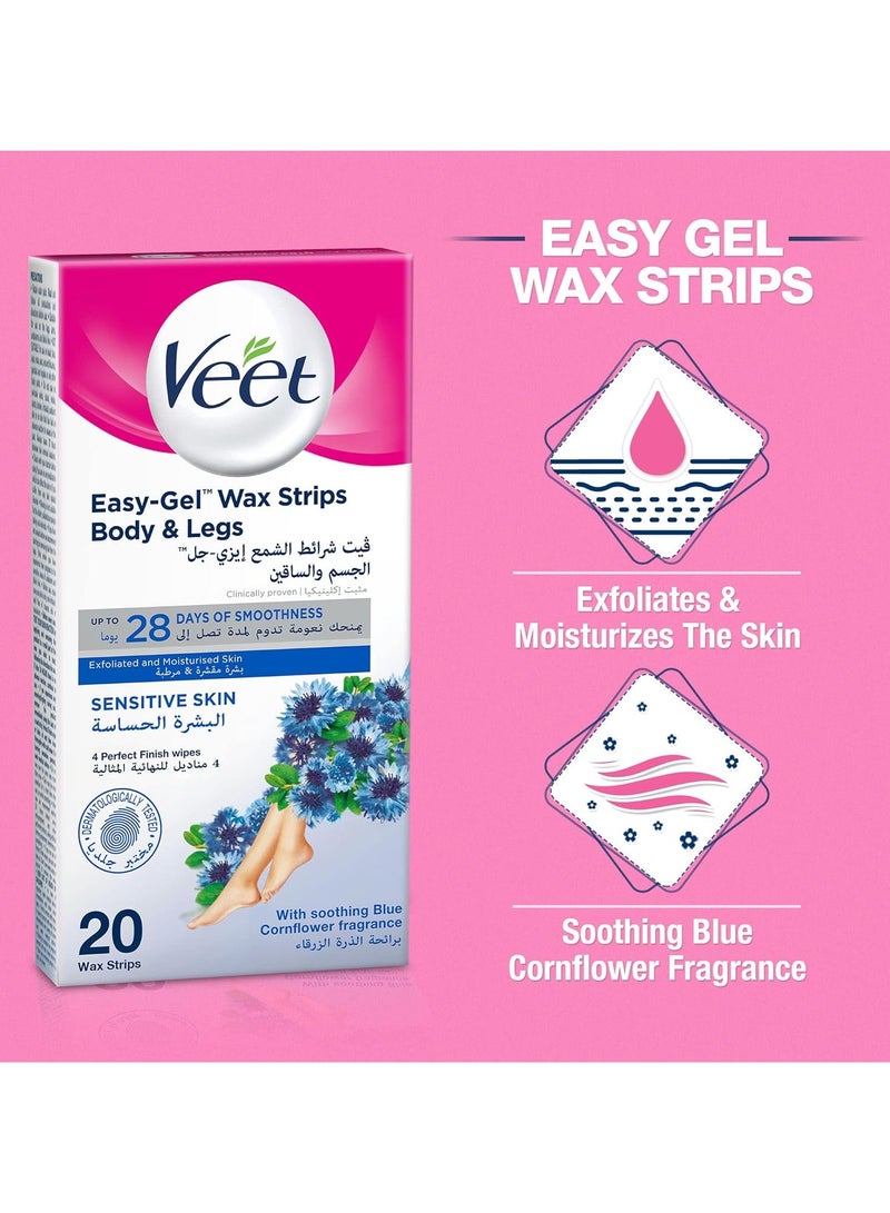 Veet Easy Gel Wax Strips for Sensitive Skin