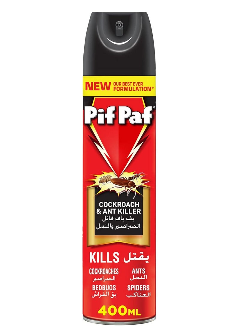 Pif Paf Cockroach & Ant Killer Spray 400 ML