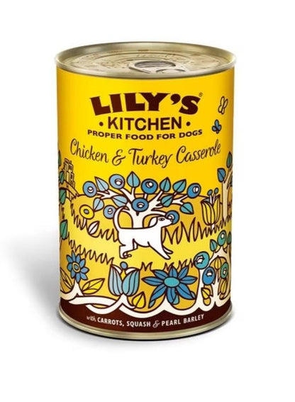 Lily's Kitchen Chicken & Turkey Casserole Wet Dog Food