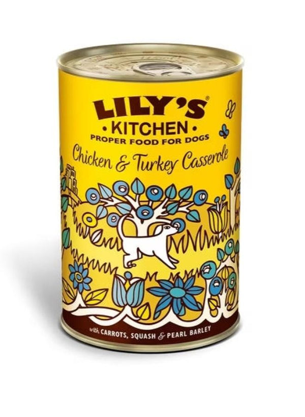 Lily's Kitchen Chicken & Turkey Casserole Wet Dog Food