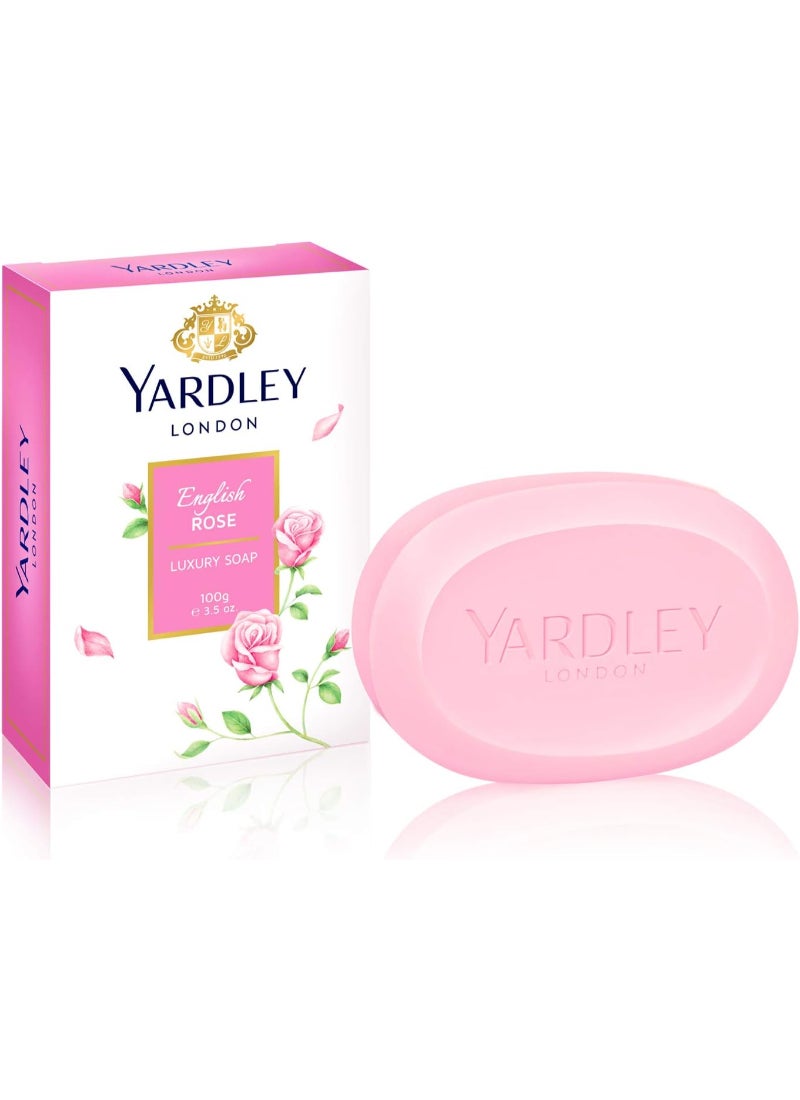 Yardley 3-Piece English Rose Soap Set