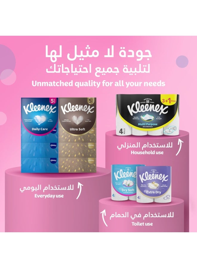 Kleenex Ultra Strong Facial Tissue - 10 Soft Packs