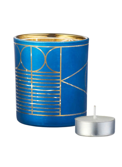 Art Deco Citronella Tealight Holder 3 Pack - Waxworks
