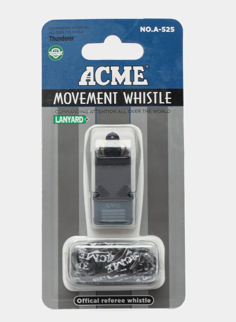 Acme Movement Whistle With Lanyard