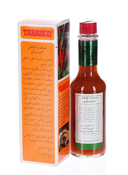 Tabasco Red Pepper Sauce 150 ML - Premium Hot Sauce